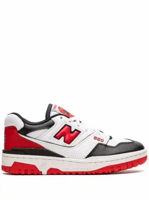 LY New Balance 550 "White Red Black" sneakers 