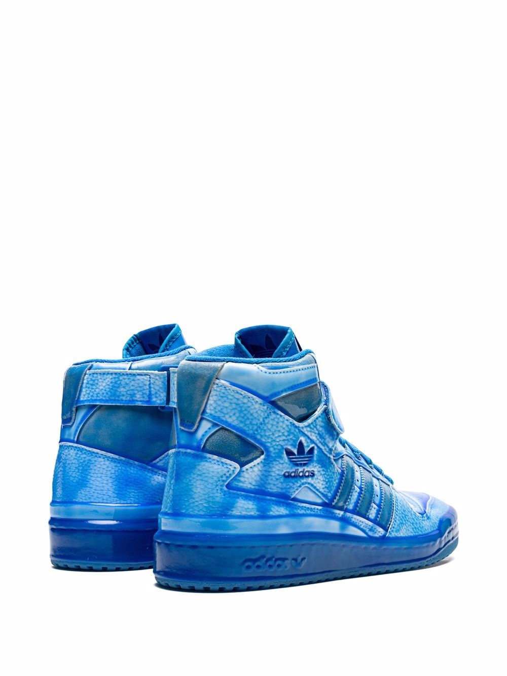 KICKWHO adidas x Jeremy Scott Forum high-top "Dipped Blue" sneakers 