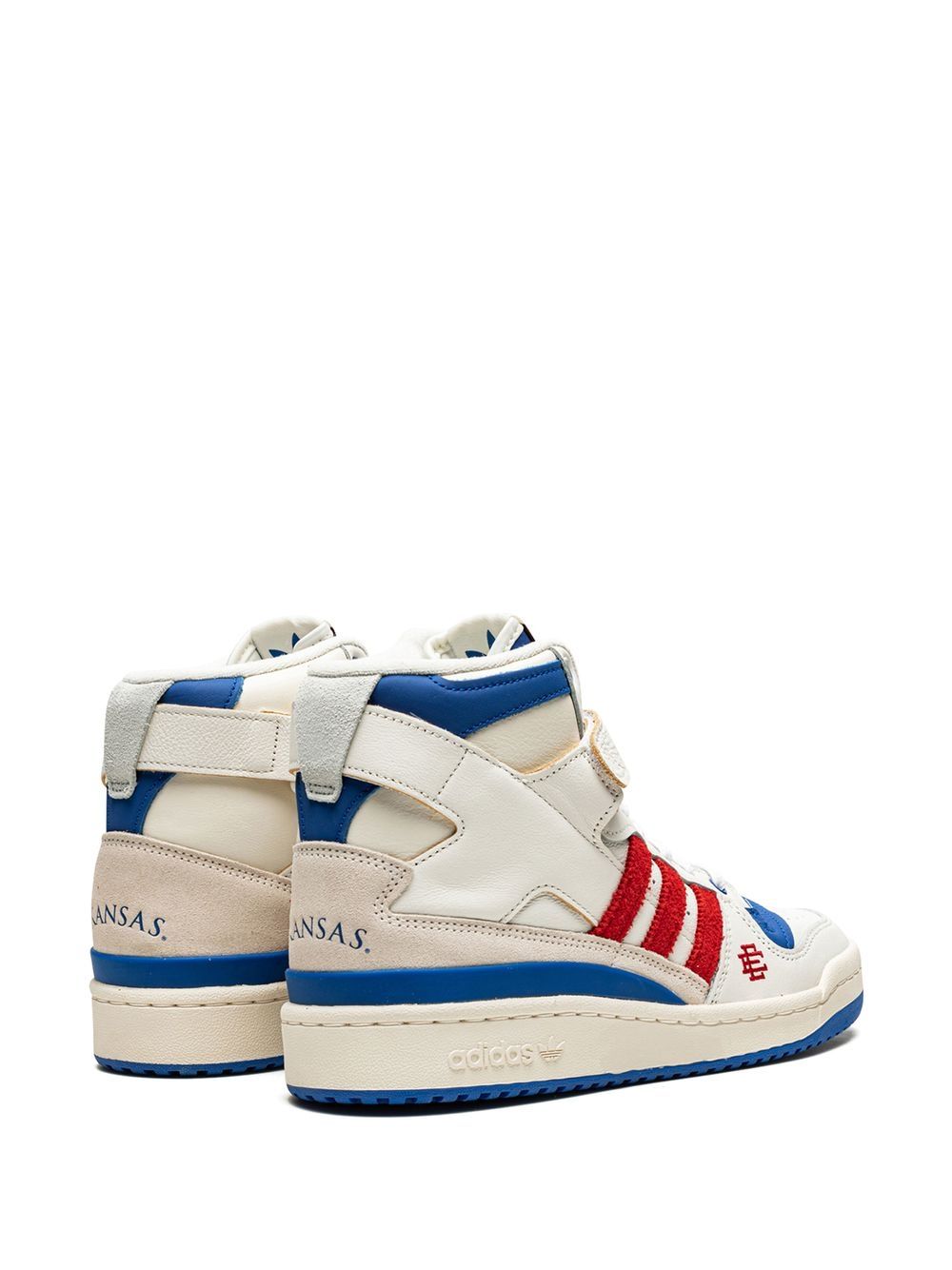 TB adidas x Eric Emanuel Forum 84 High "Midnight Madness Kansas Jayhawks" sneakers 