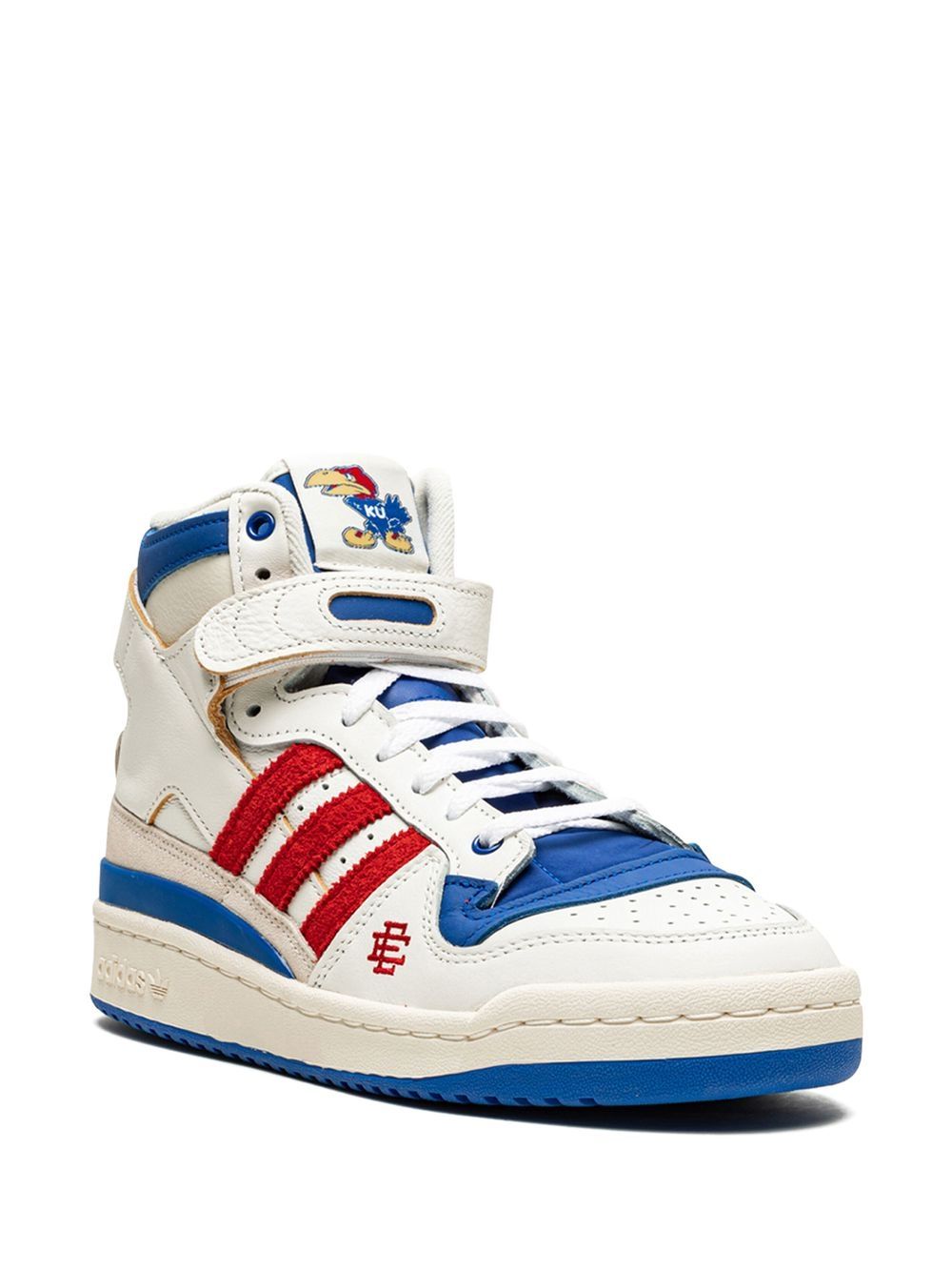 TB adidas x Eric Emanuel Forum 84 High "Midnight Madness Kansas Jayhawks" sneakers 