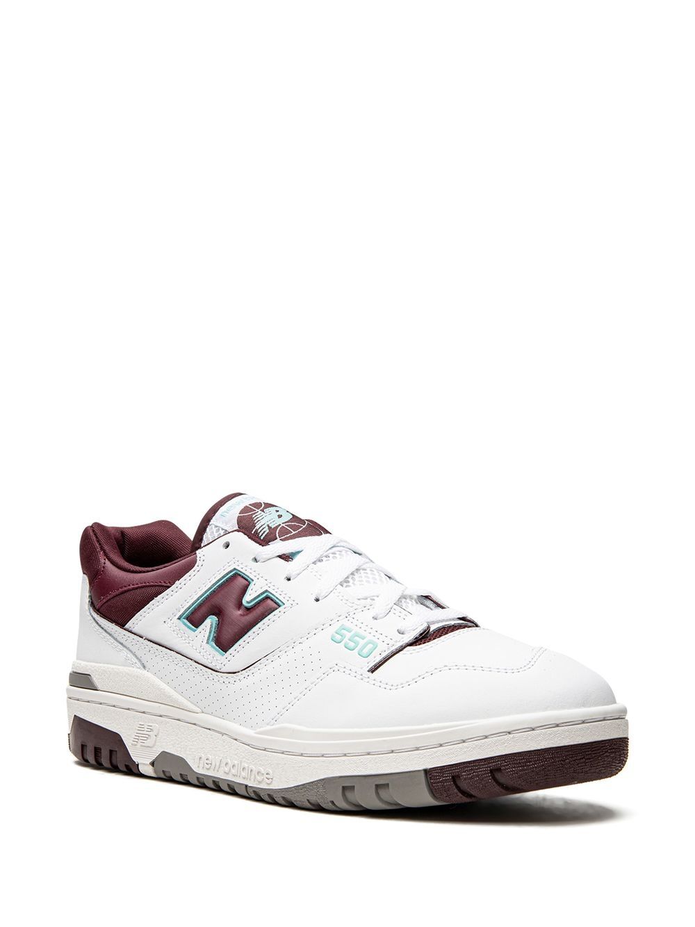 TB New Balance 550 "Burgundy Cyan" sneakers 