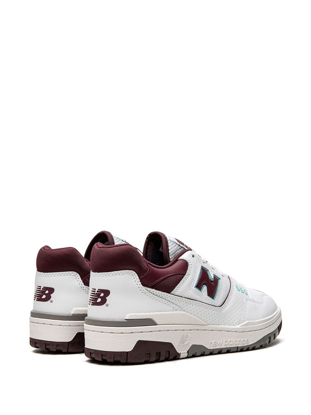 TB New Balance 550 "Burgundy Cyan" sneakers 