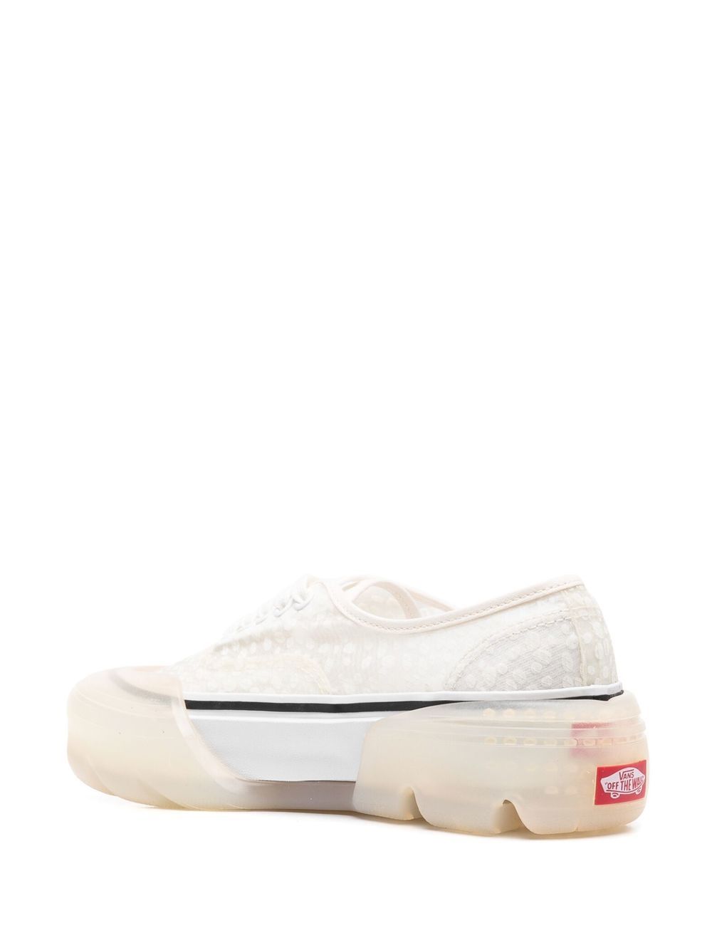 TB Vans chunky logo-patch lace-up sneakers 