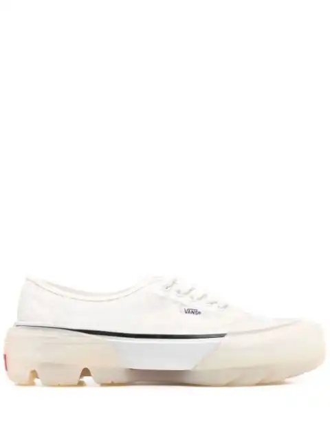 LY Vans chunky logo-patch lace-up sneakers 