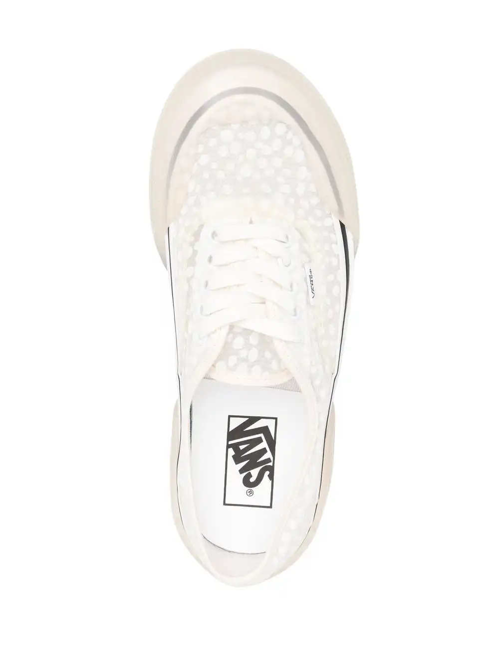 Rep Husky Vans chunky logo-patch lace-up sneakers 