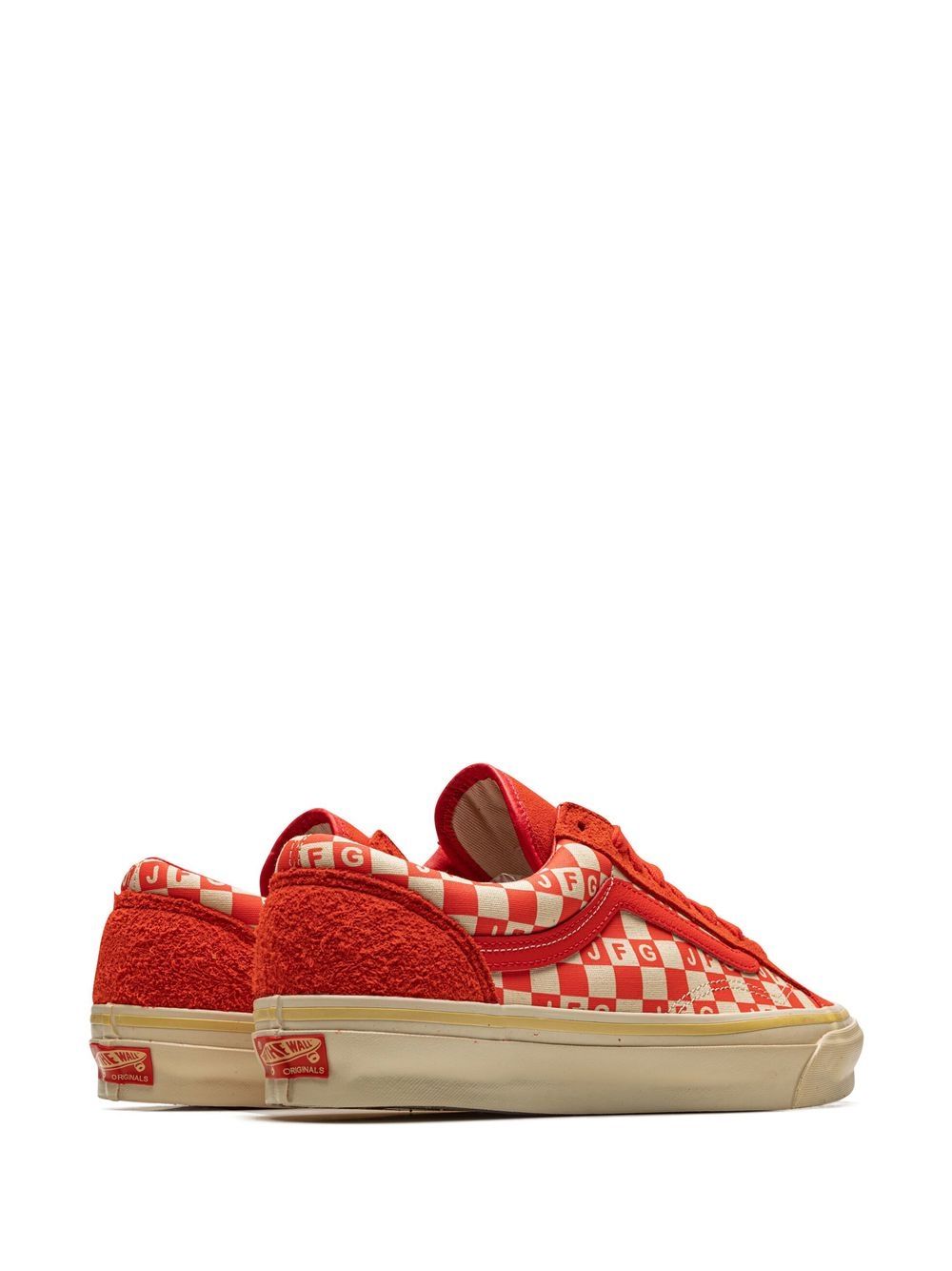 TB Vans x Joe Freshgoods OG Style 36 LX "Honeymoon Stage Red" sneakers 