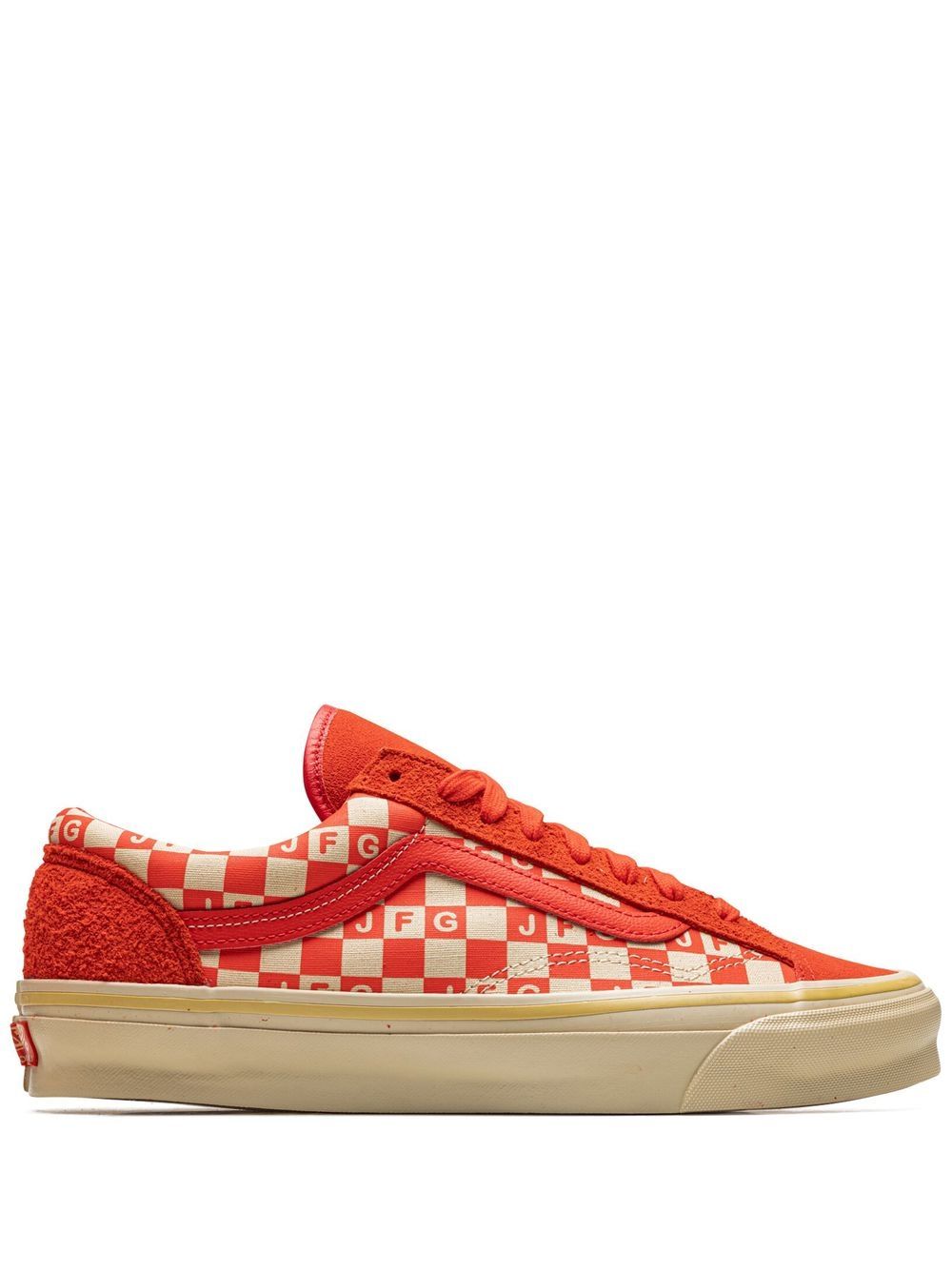 TB Vans x Joe Freshgoods OG Style 36 LX "Honeymoon Stage Red" sneakers 