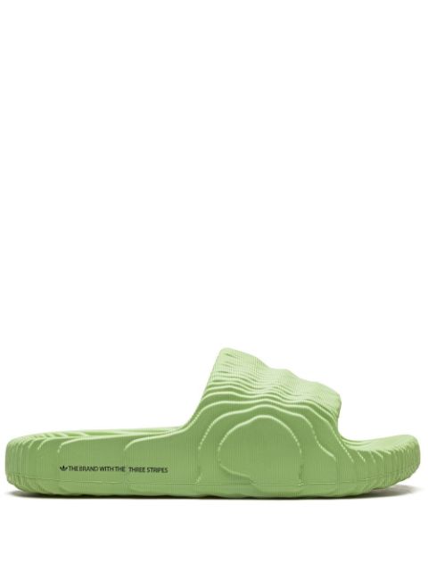 KICKWHO adidas Adilette 22 "Magic Lime" slides 