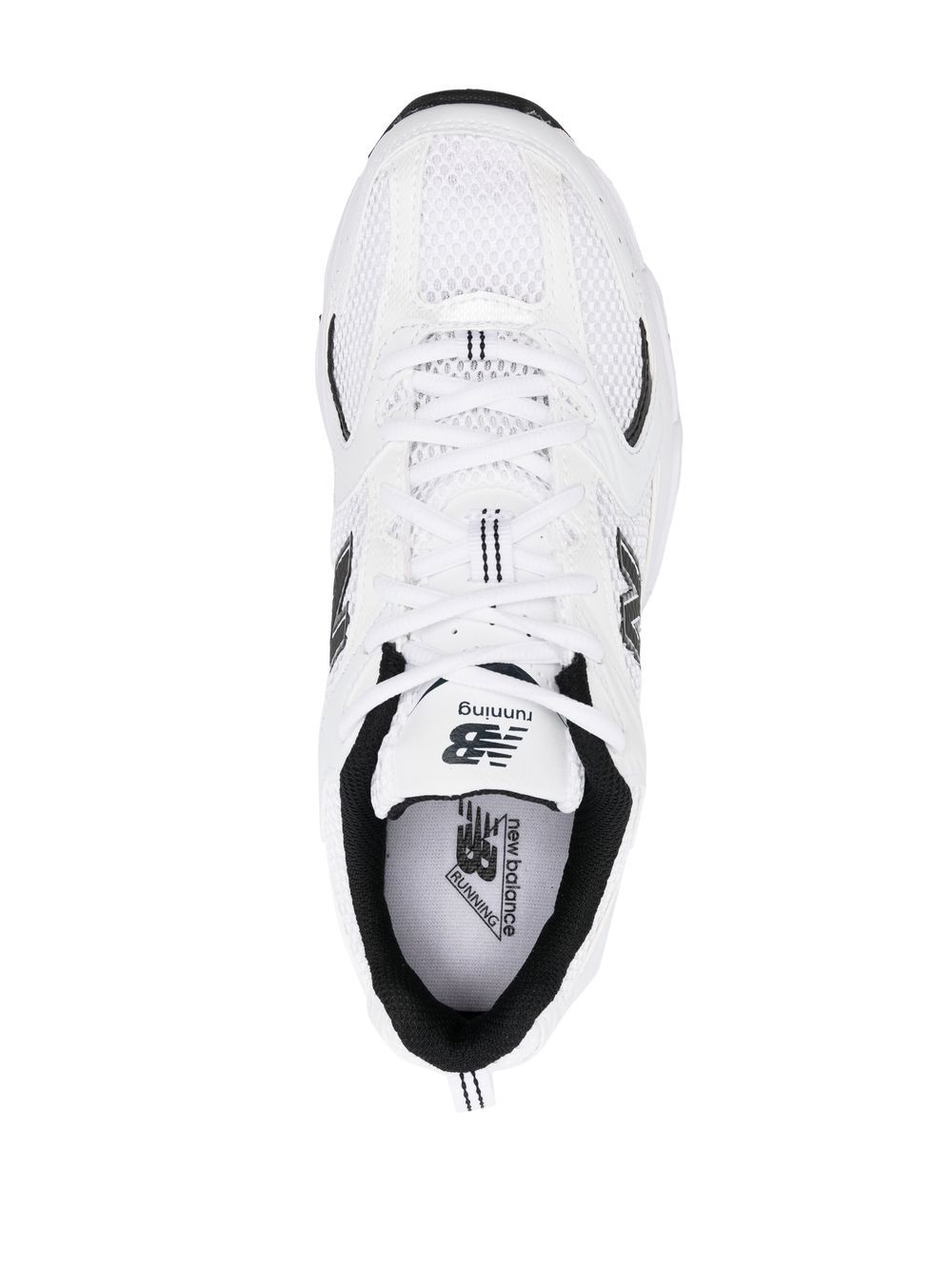 TB New Balance logo-patch low-top sneakers  