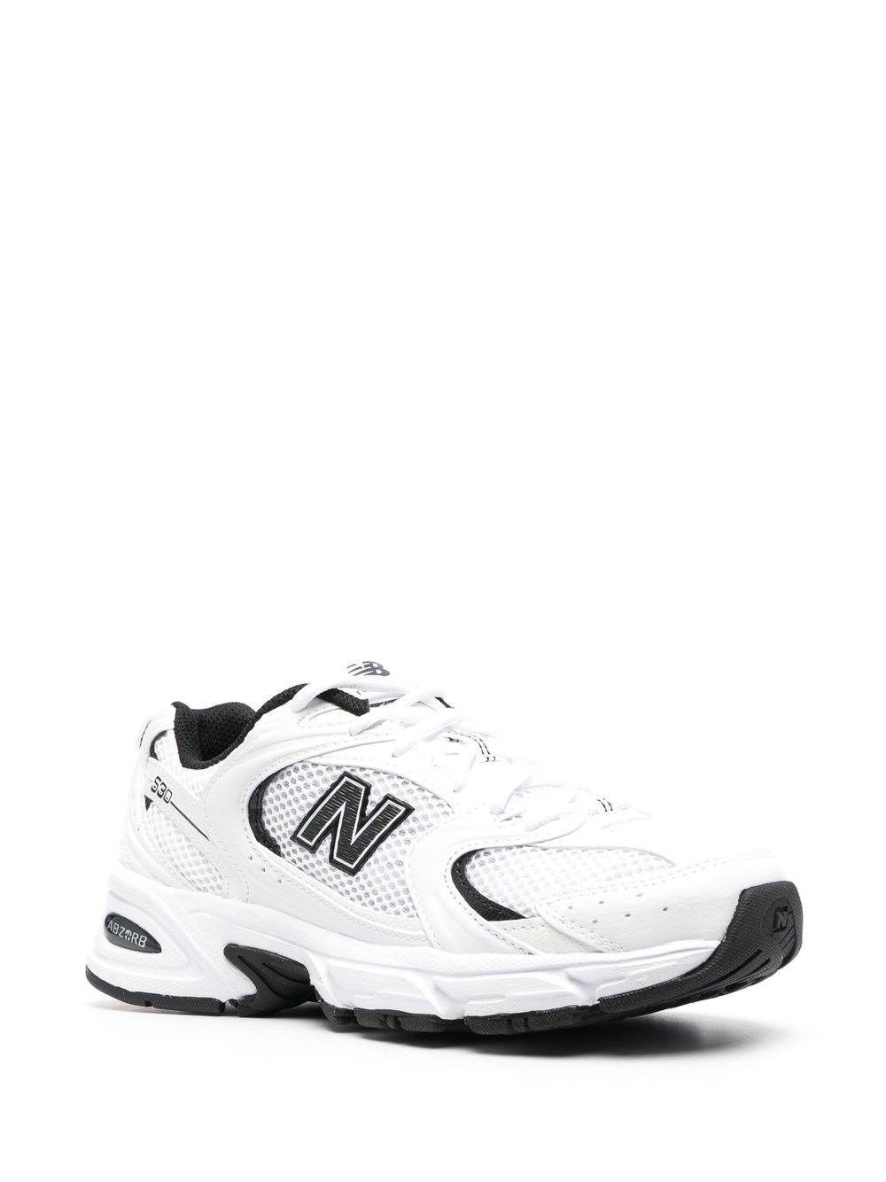 TB New Balance logo-patch low-top sneakers  