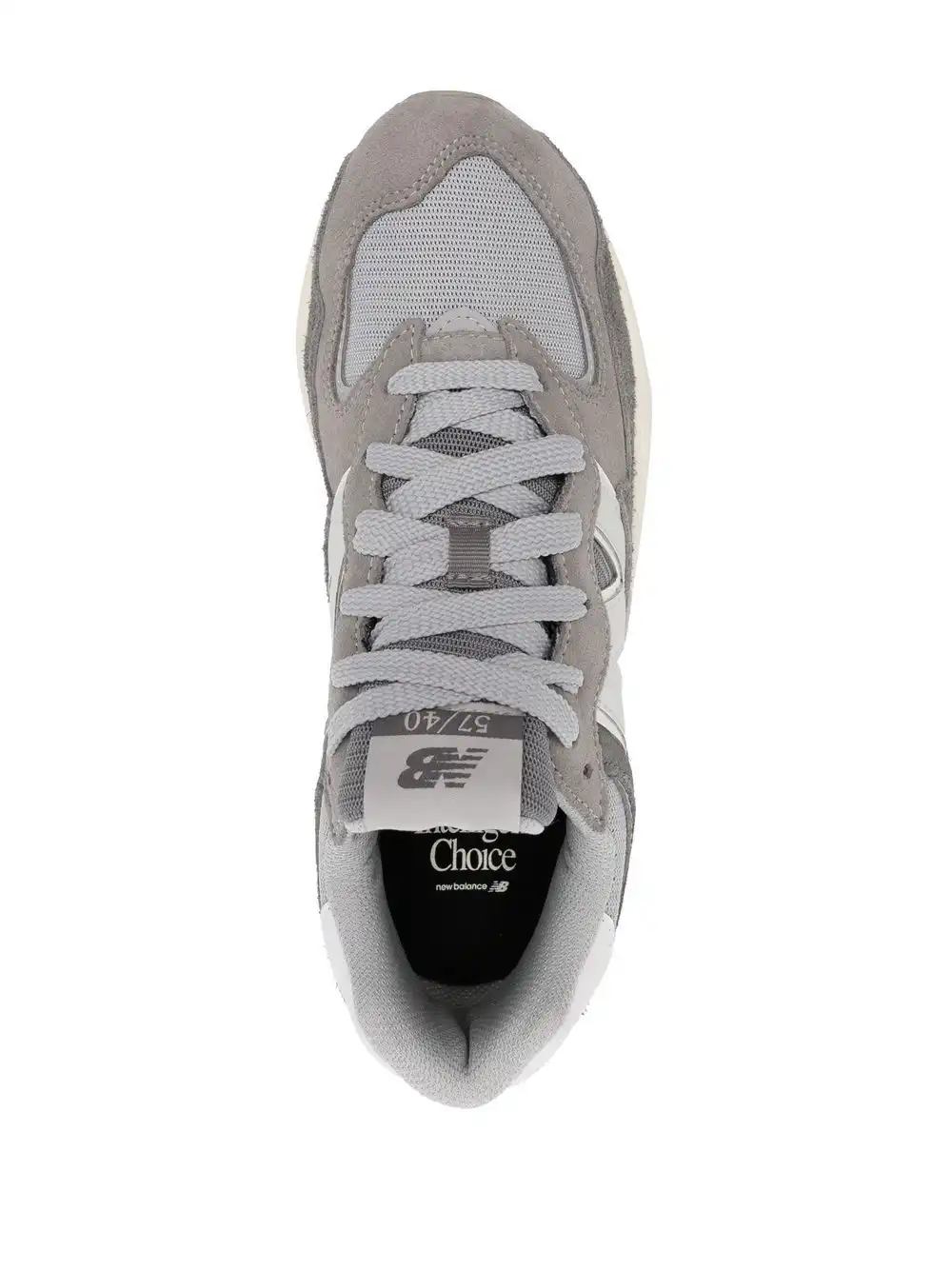 Cheap LY New Balance logo-patch panelled sneakers 