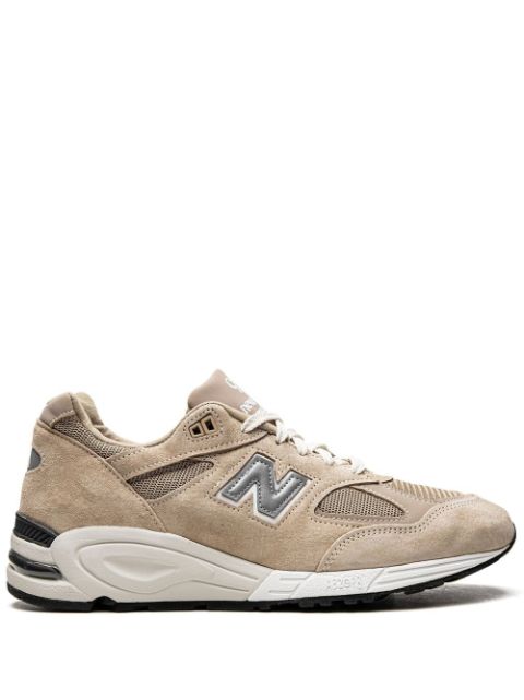 KICKWHO New Balance x Kith 990 V2 Made In USA "Tan" sneakers 