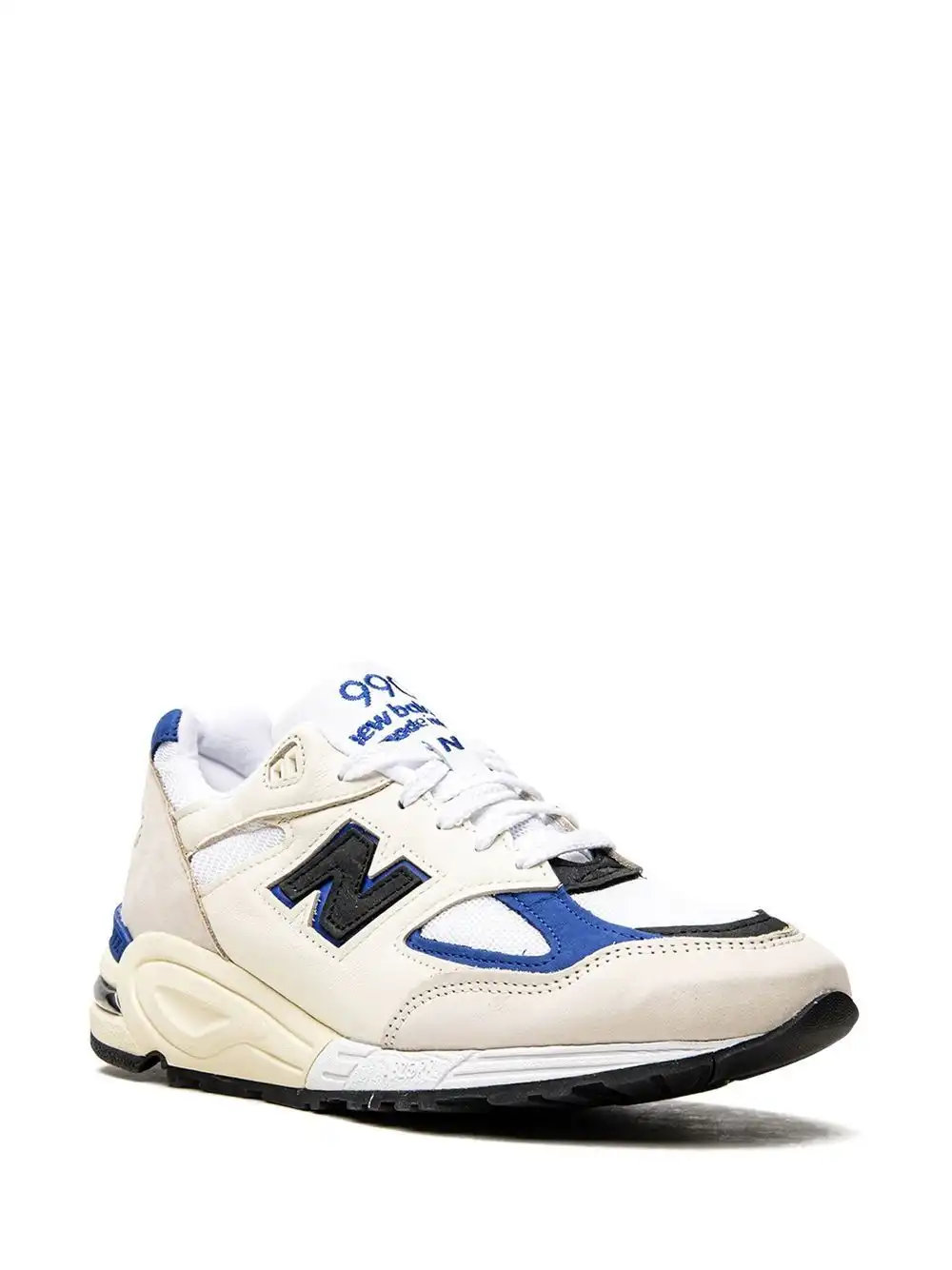 Bmlin Shoes New Balance x Teddy Santis 990 V2 Made in USA “White Blue” sneakers 