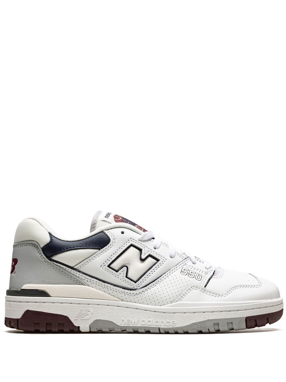 KICKWHO New Balance 550 "White Indigo Burgundy" sneakers 