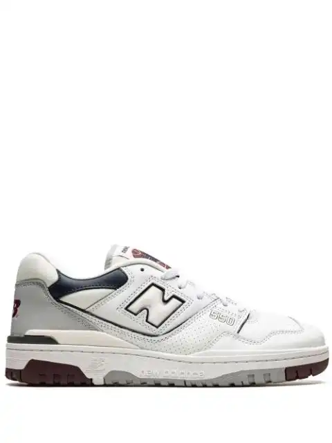 LY New Balance 550 "White Indigo Burgundy" sneakers 