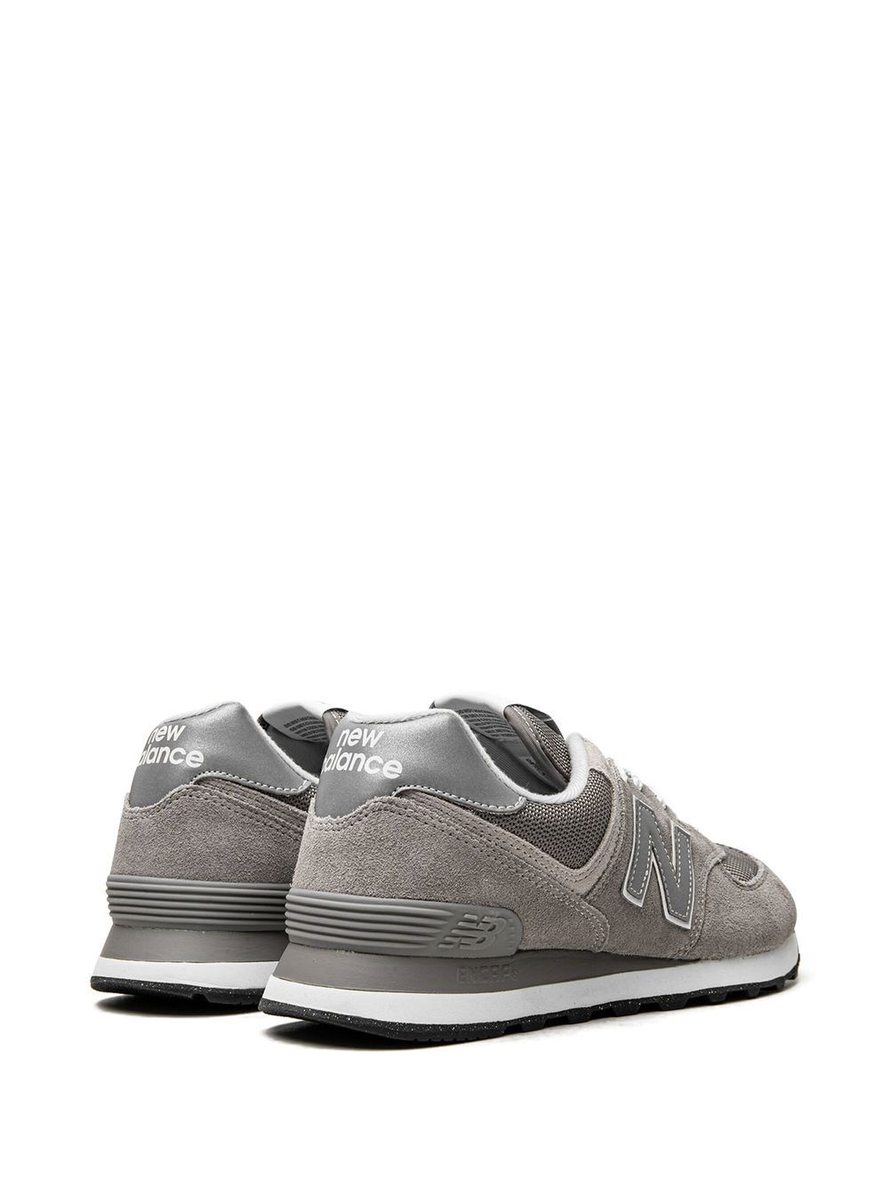 TB New Balance 574 Core "Grey White Silver" sneakers 