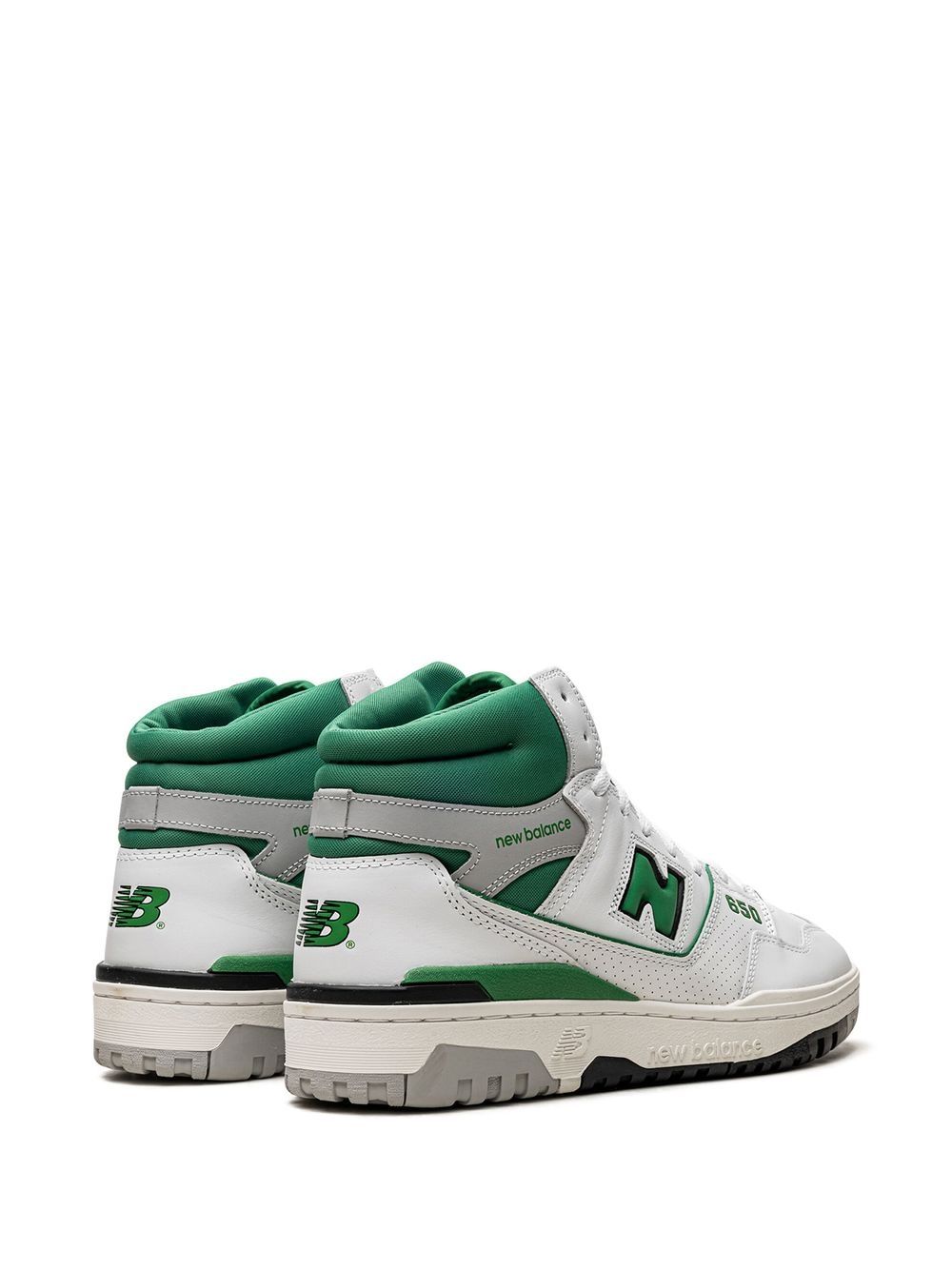 TB New Balance 650 "White Green" sneakers 