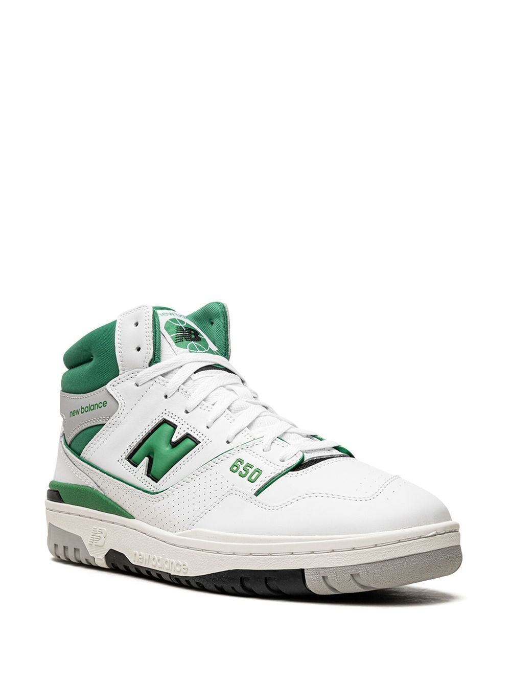 TB New Balance 650 "White Green" sneakers 