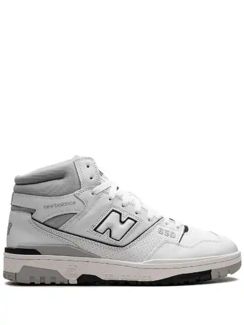 BK New Balance 650 "White Grey" sneakers 