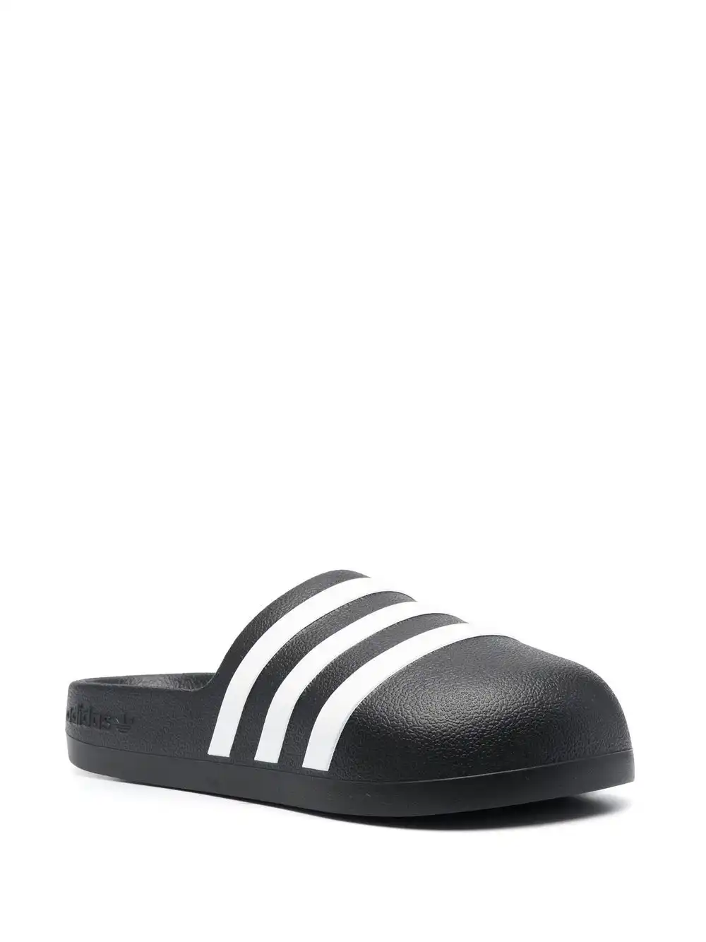 Cheap adidas striped rubber slides 