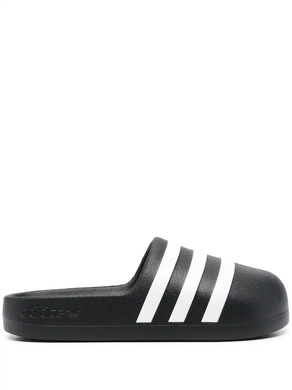 Affordable adidas striped rubber slides 