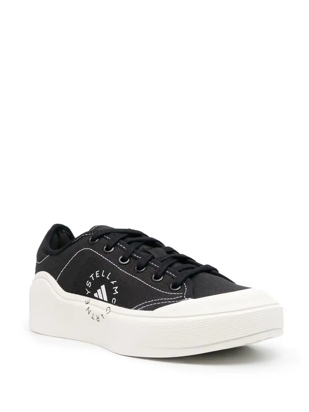 Cheap adidas by Stella McCartney logo print lace-up  