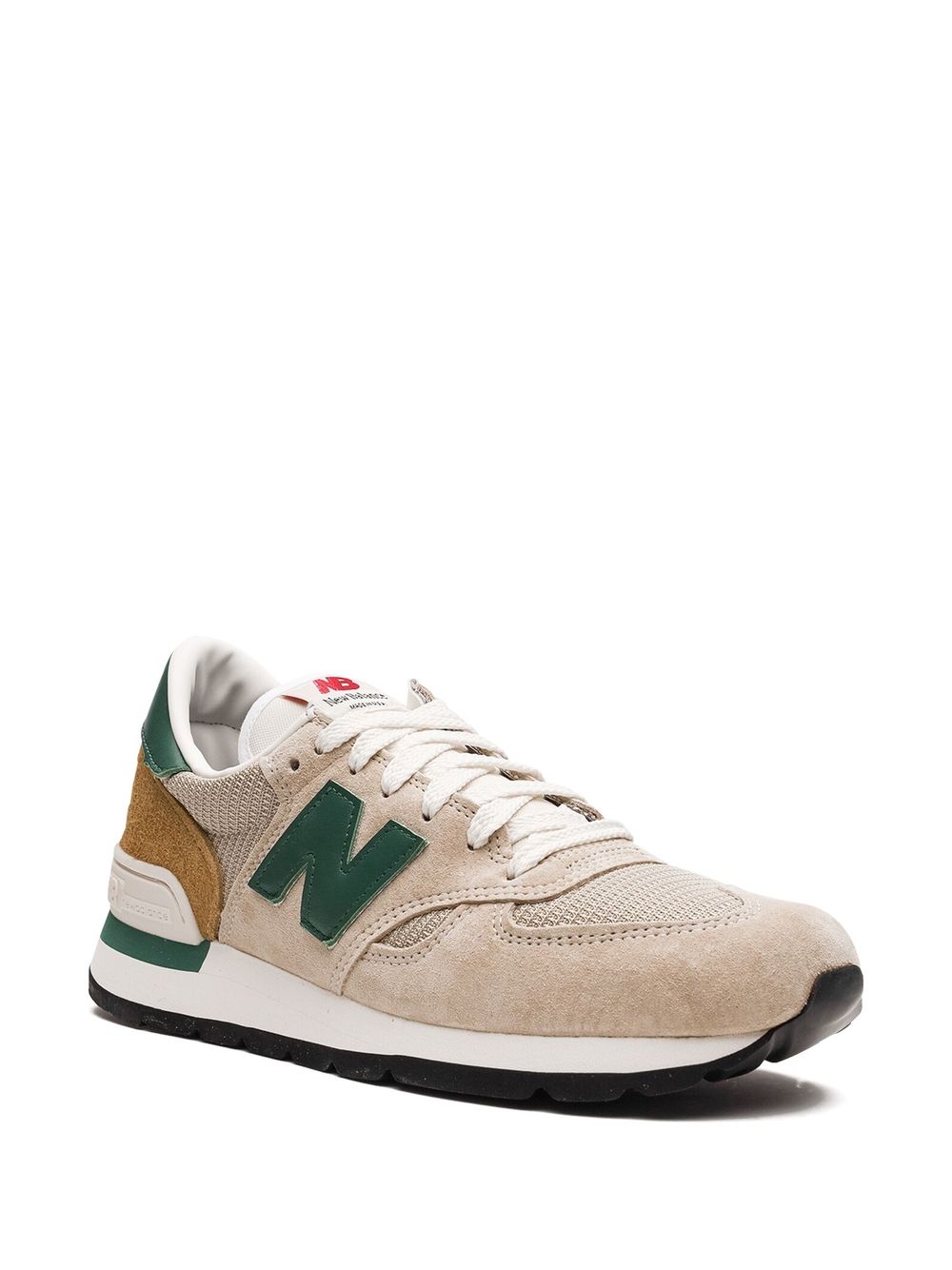 KICKWHO New Balance x Teddy Santis 990 "Tan Green" sneakers 