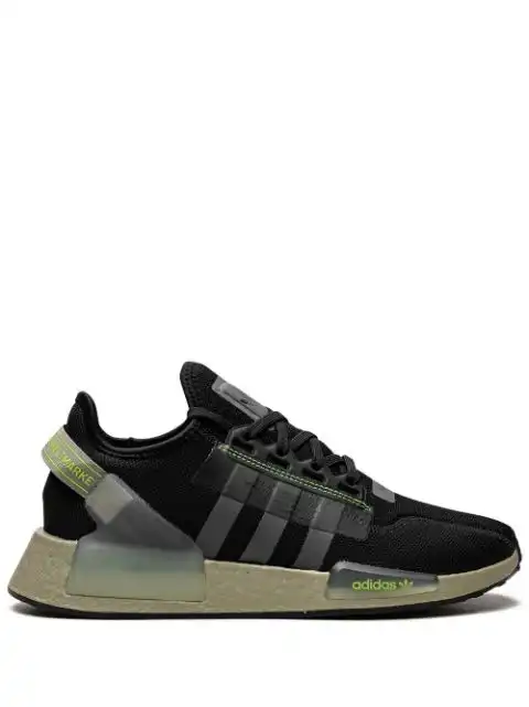 BK adidas NMD R1 V2 "Core Black Grey Five Core" sneakers 