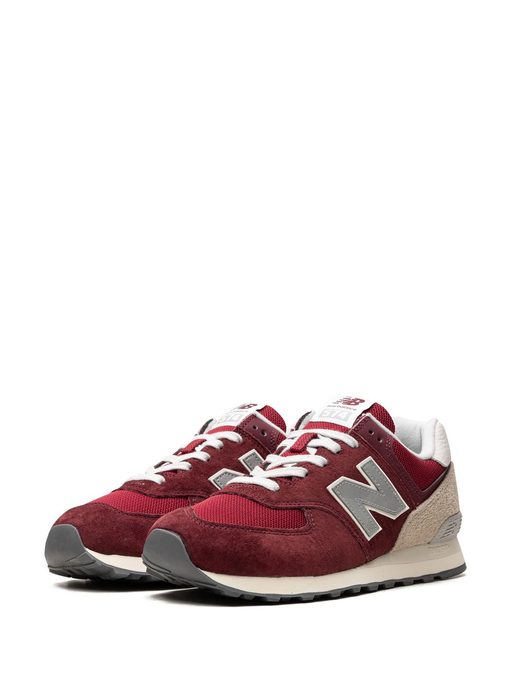 KICKWHO New Balance 574 "Lunar New Year - Classic Crimson" sneakers 