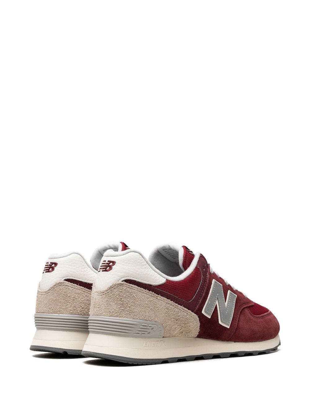 KICKWHO New Balance 574 "Lunar New Year - Classic Crimson" sneakers 