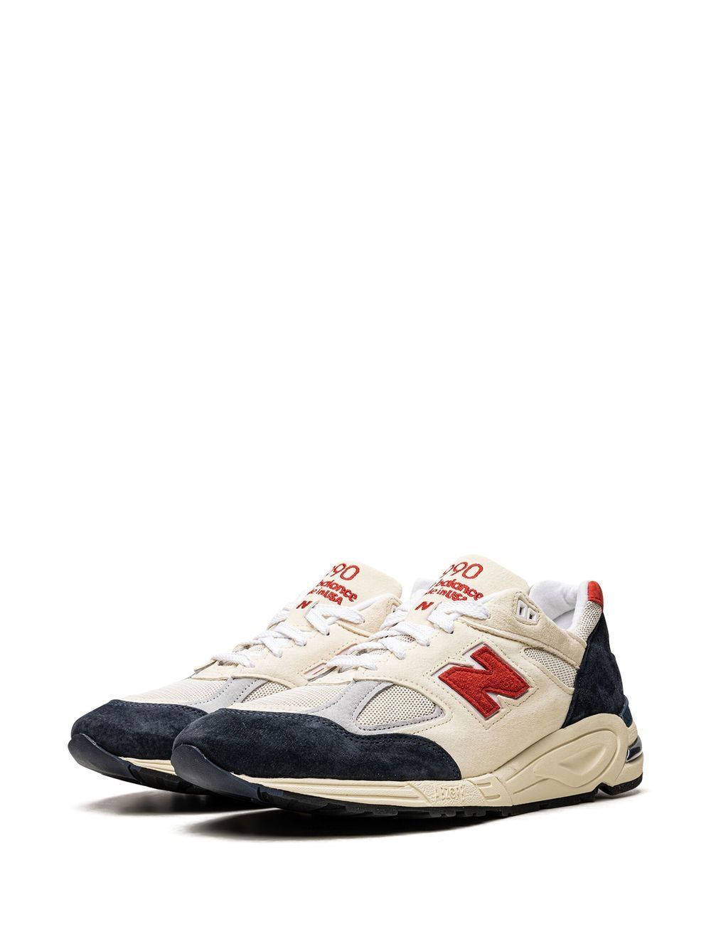 TB New Balance 990V2 "Teddy Santis - Navy Red" sneakers 