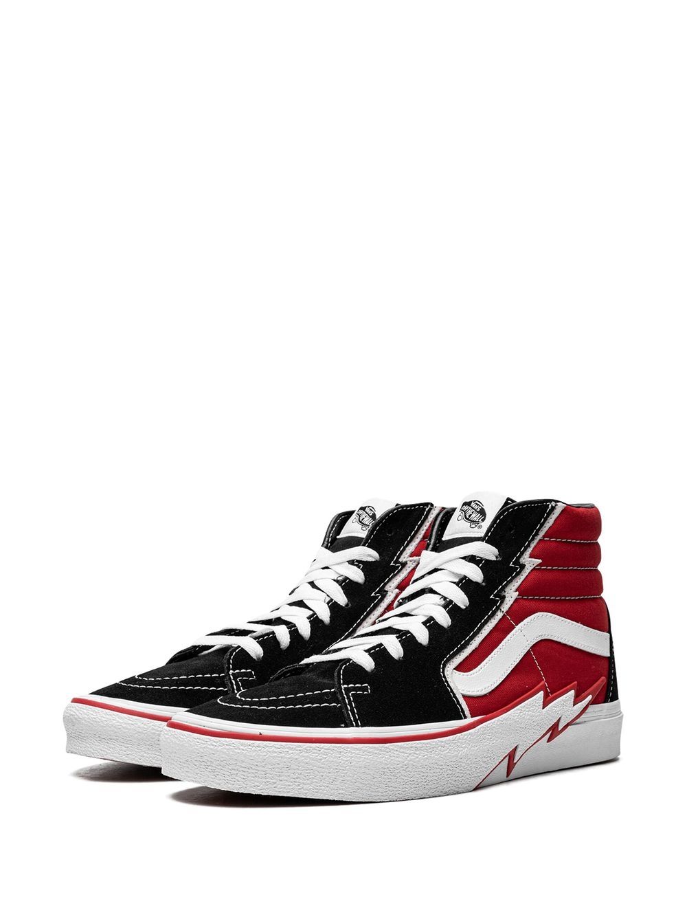 TB Vans Sk8 Hi Bolt "Red Black White" sneakers 