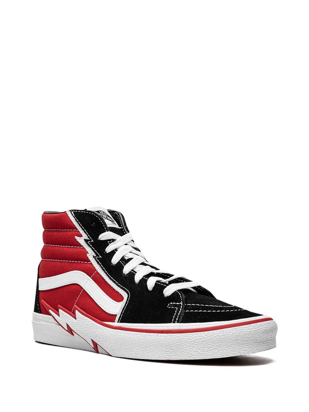 TB Vans Sk8 Hi Bolt "Red Black White" sneakers 