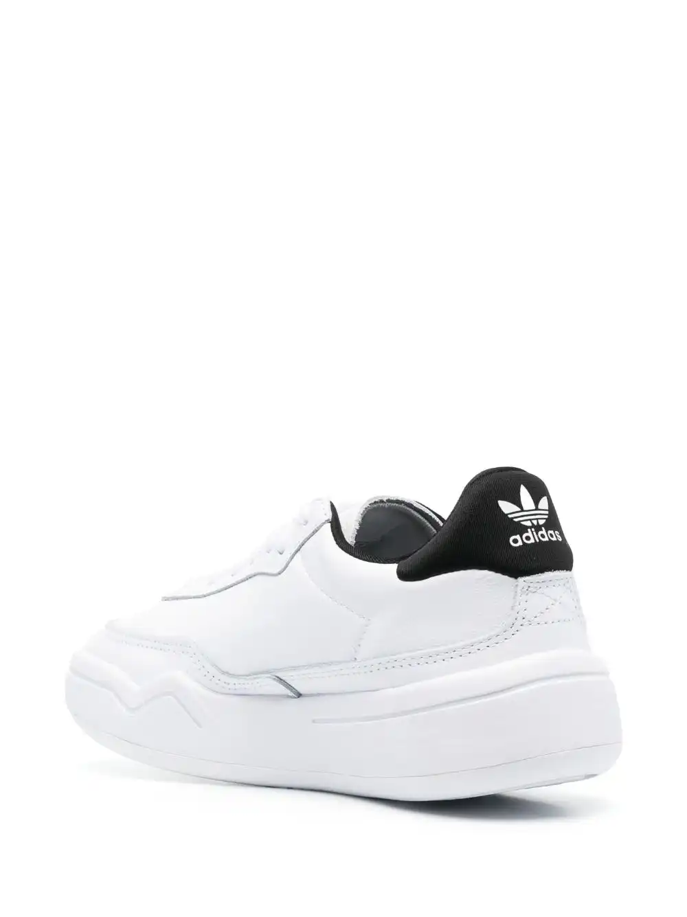 Affordable adidas low-top chunky leather sneakers 