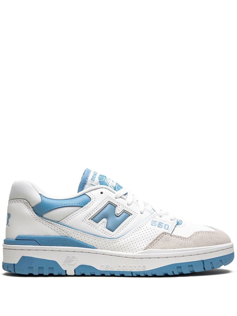 TB New Balance 550 "White Baby Blue" sneakers 