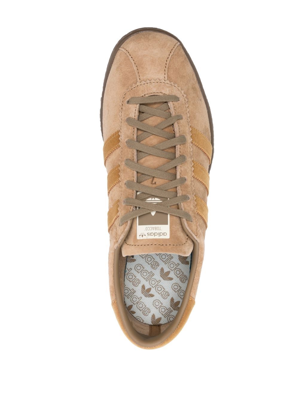 TB adidas Tobacco 3-stripes leather sneakers 