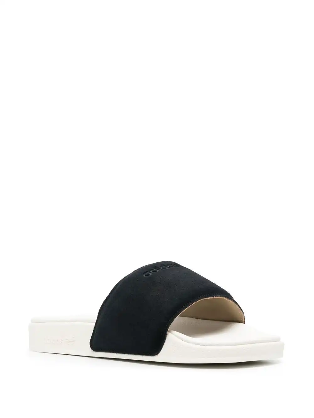 Cheap adidas Adilette leather slides 