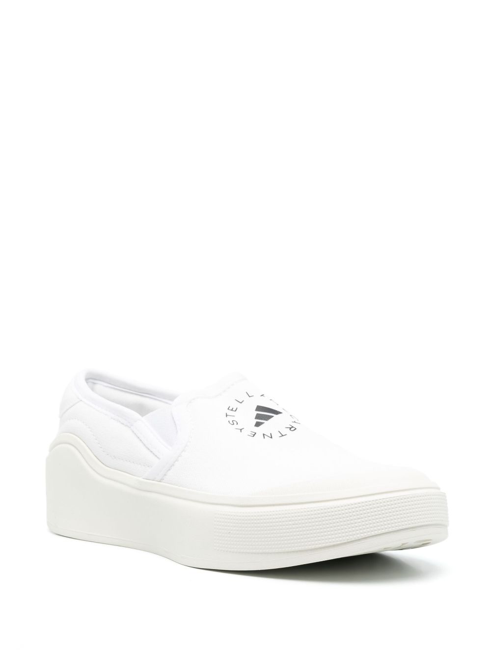 TB adidas by Stella McCartney logo-print slip-on sneakers 