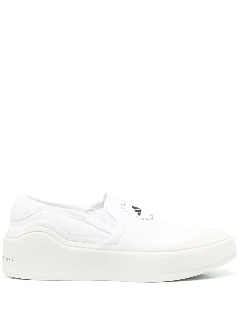 Cheap adidas by Stella McCartney logo-print slip-on sneakers 