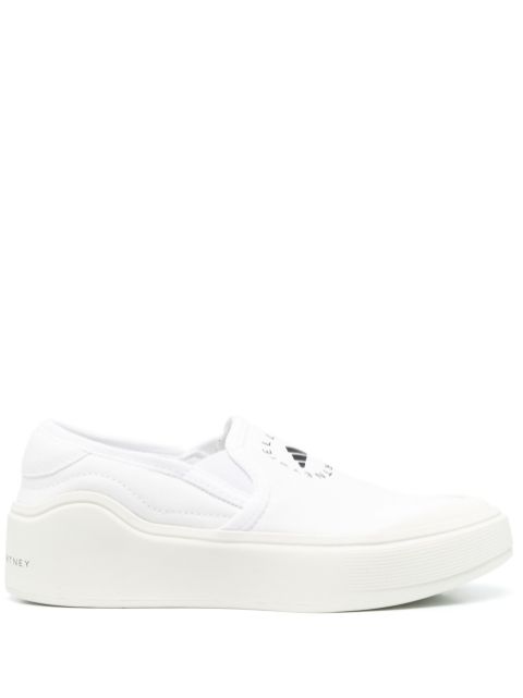 TB adidas by Stella McCartney logo-print slip-on sneakers 