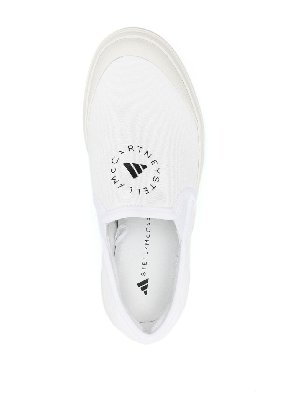 TB adidas by Stella McCartney logo-print slip-on sneakers 