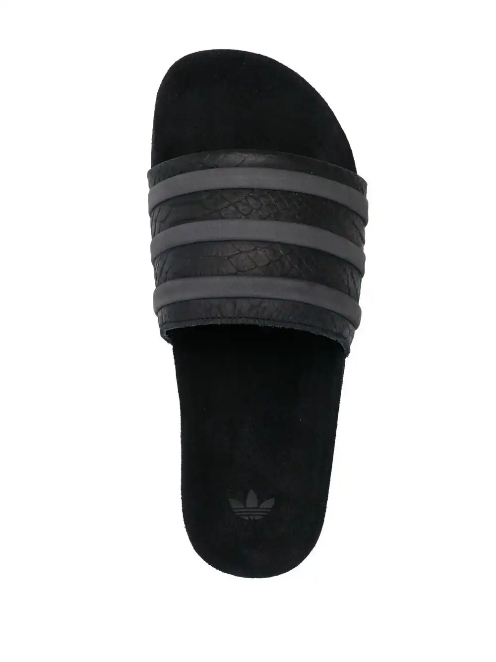 Affordable adidas embossed-logo stripe-detail slides 