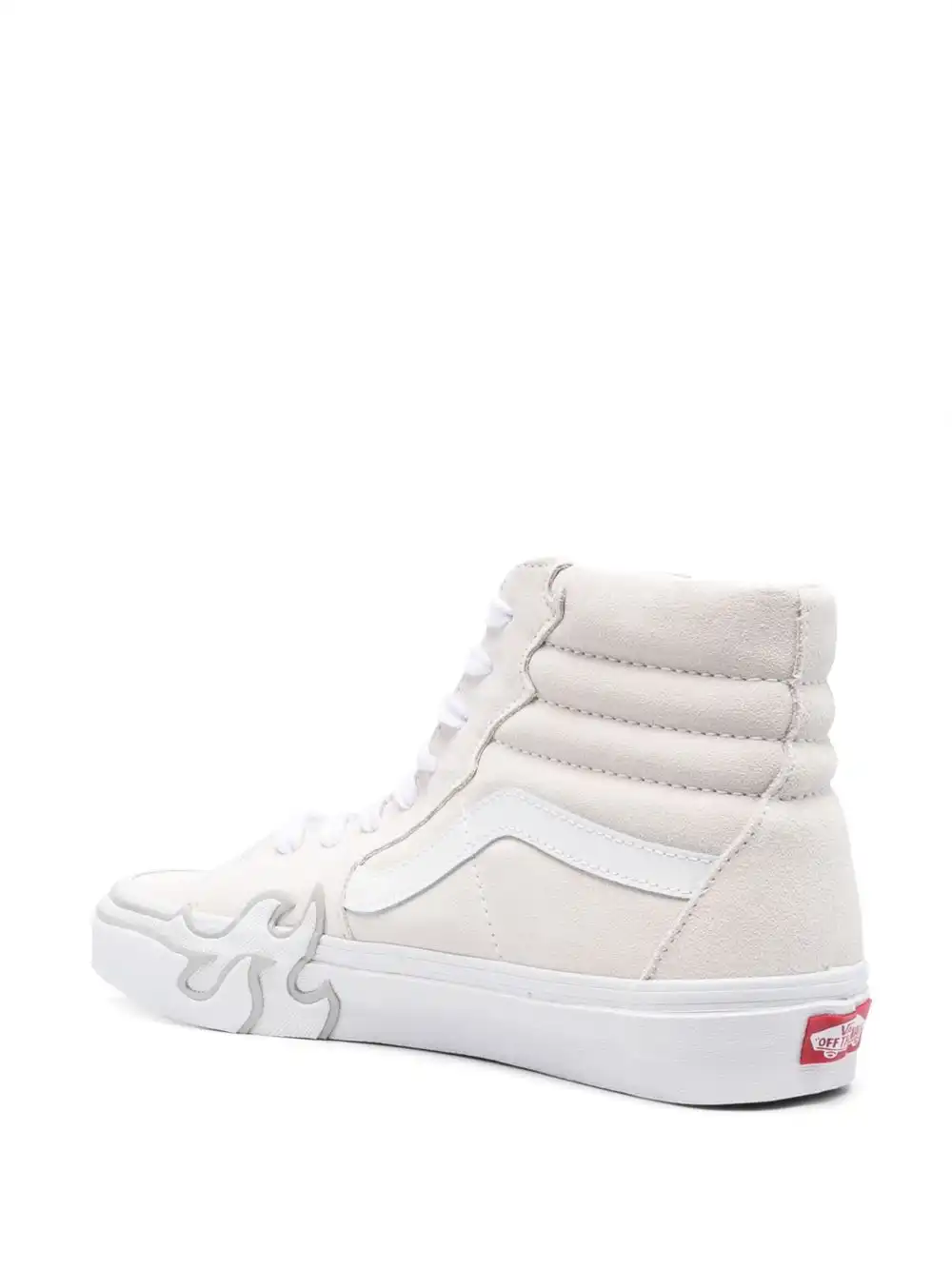 Cheap LY Vans Sk8-Hi flame-print sneakers  