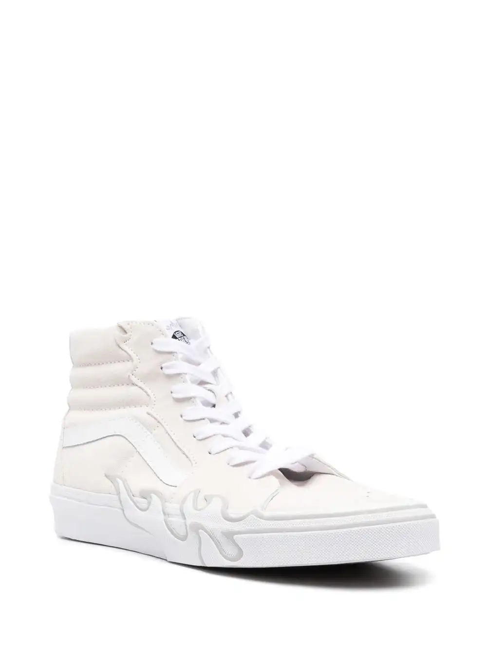 Cheap LY Vans Sk8-Hi flame-print sneakers  