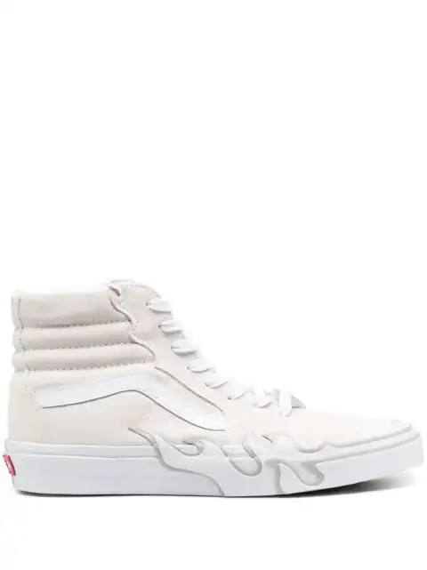 LY Vans Sk8-Hi flame-print sneakers  