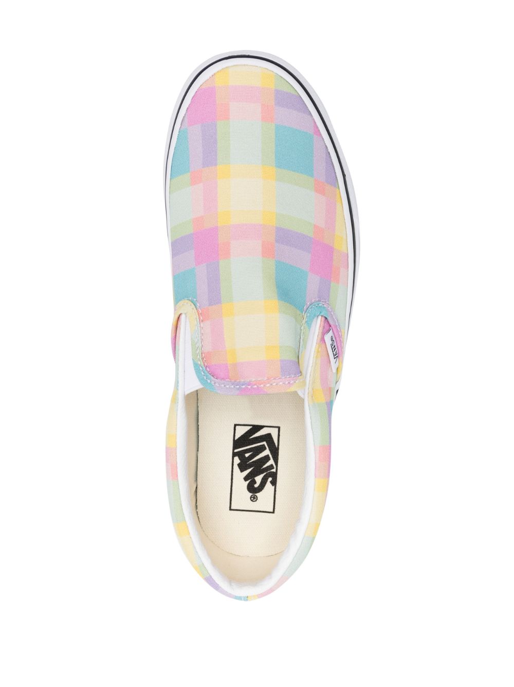 TB Vans Slip-On checkerboard-print sneakers  