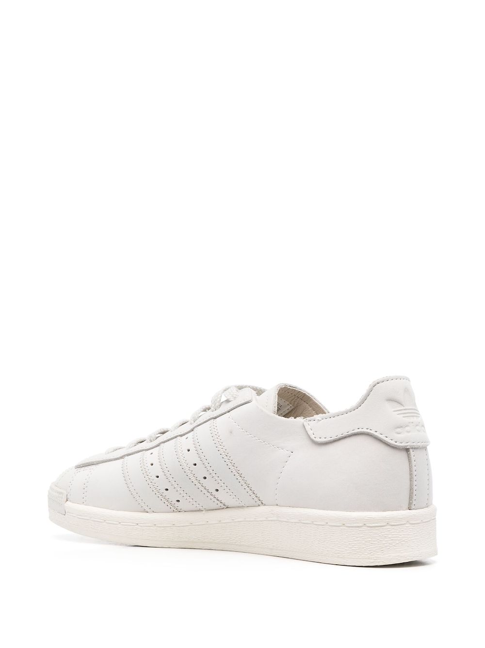 KICKWHO adidas round-toe leather sneakers 