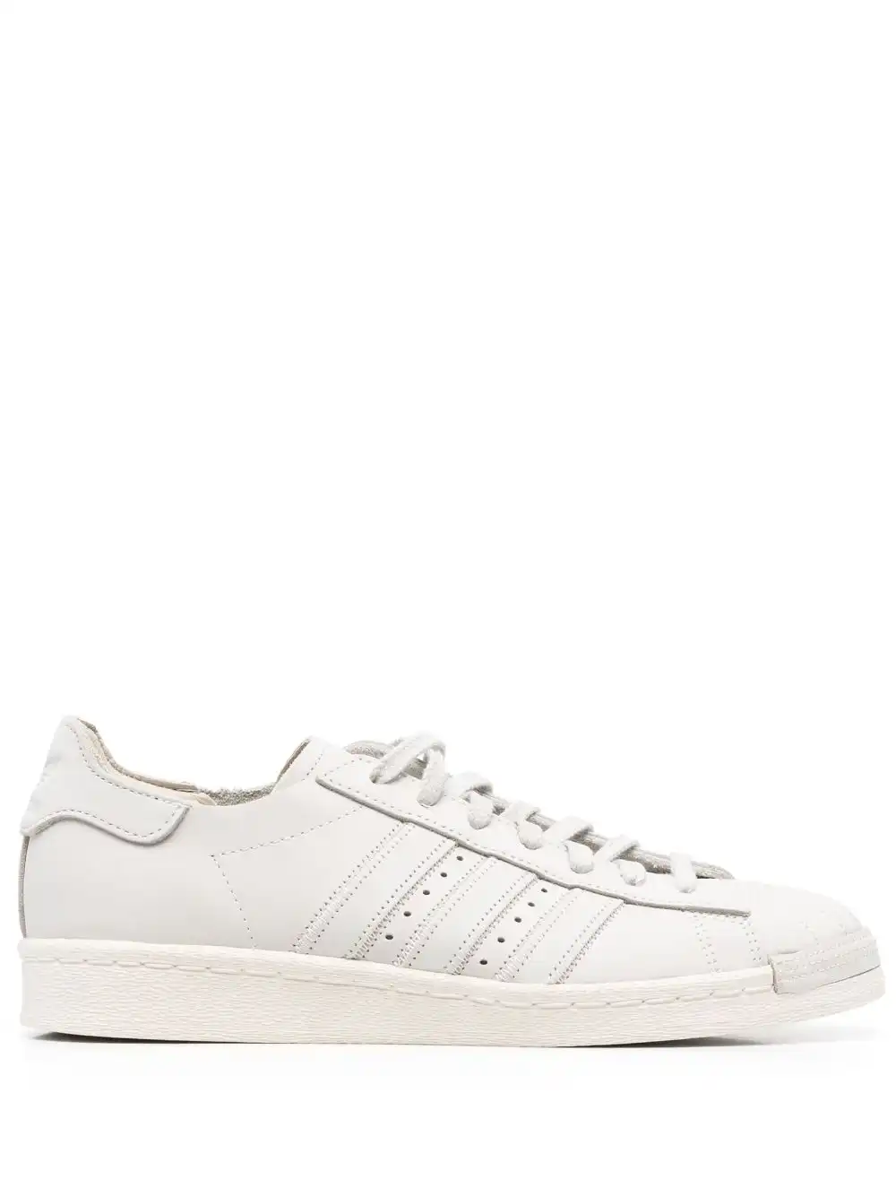 Cheap adidas round-toe leather sneakers 