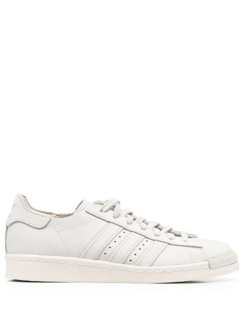 KICKWHO adidas round-toe leather sneakers 