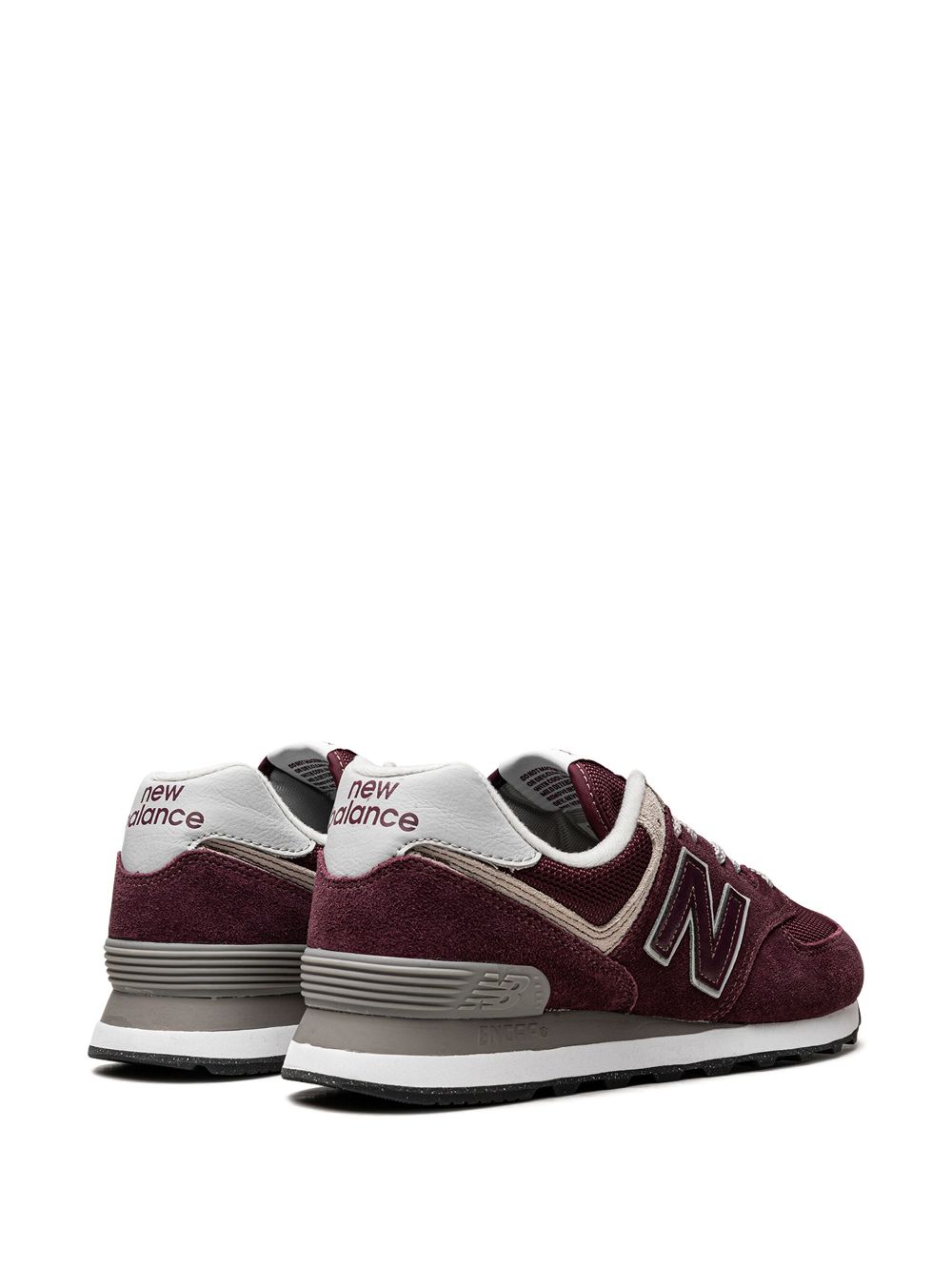 TB New Balance 574 "Burgundy" sneakers 